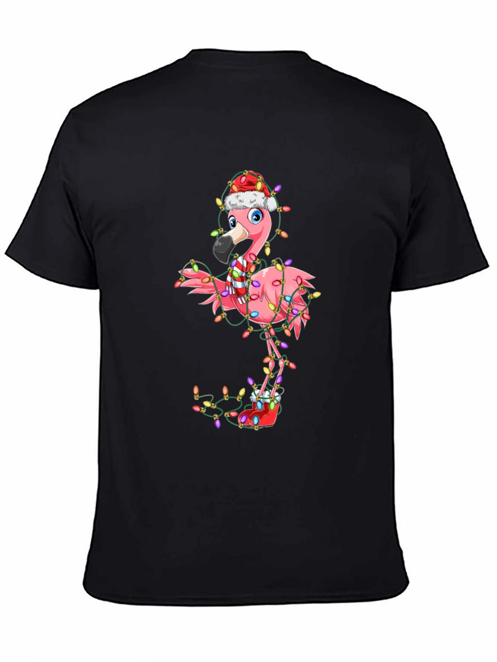 Festive Flamingo Holiday T-Shirt
