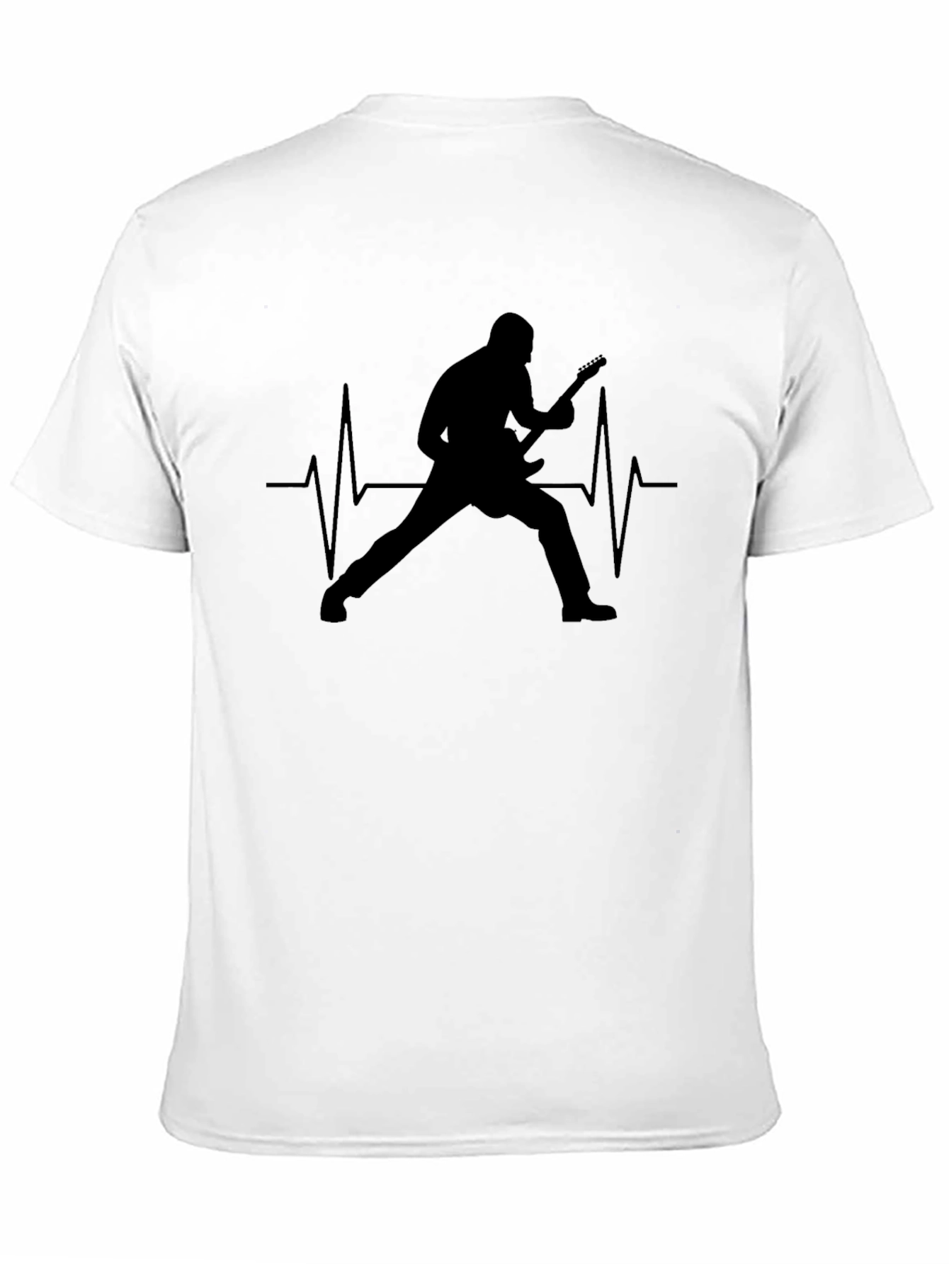 Guitarist Heartbeat Graphic T-Shirt