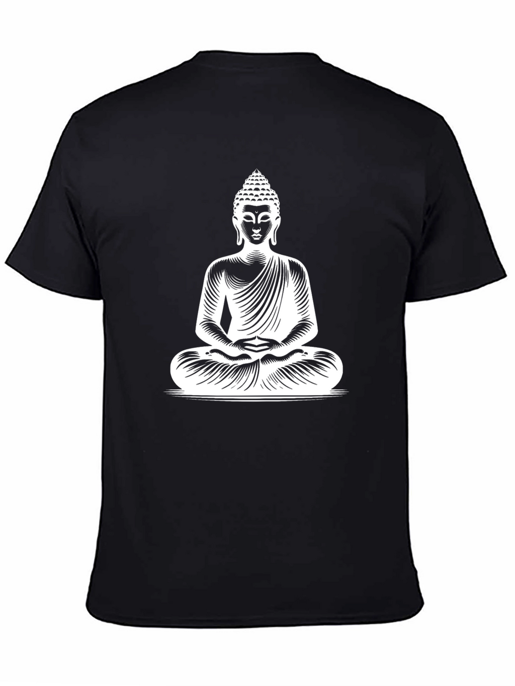 Buddha Graphic Print T-Shirt