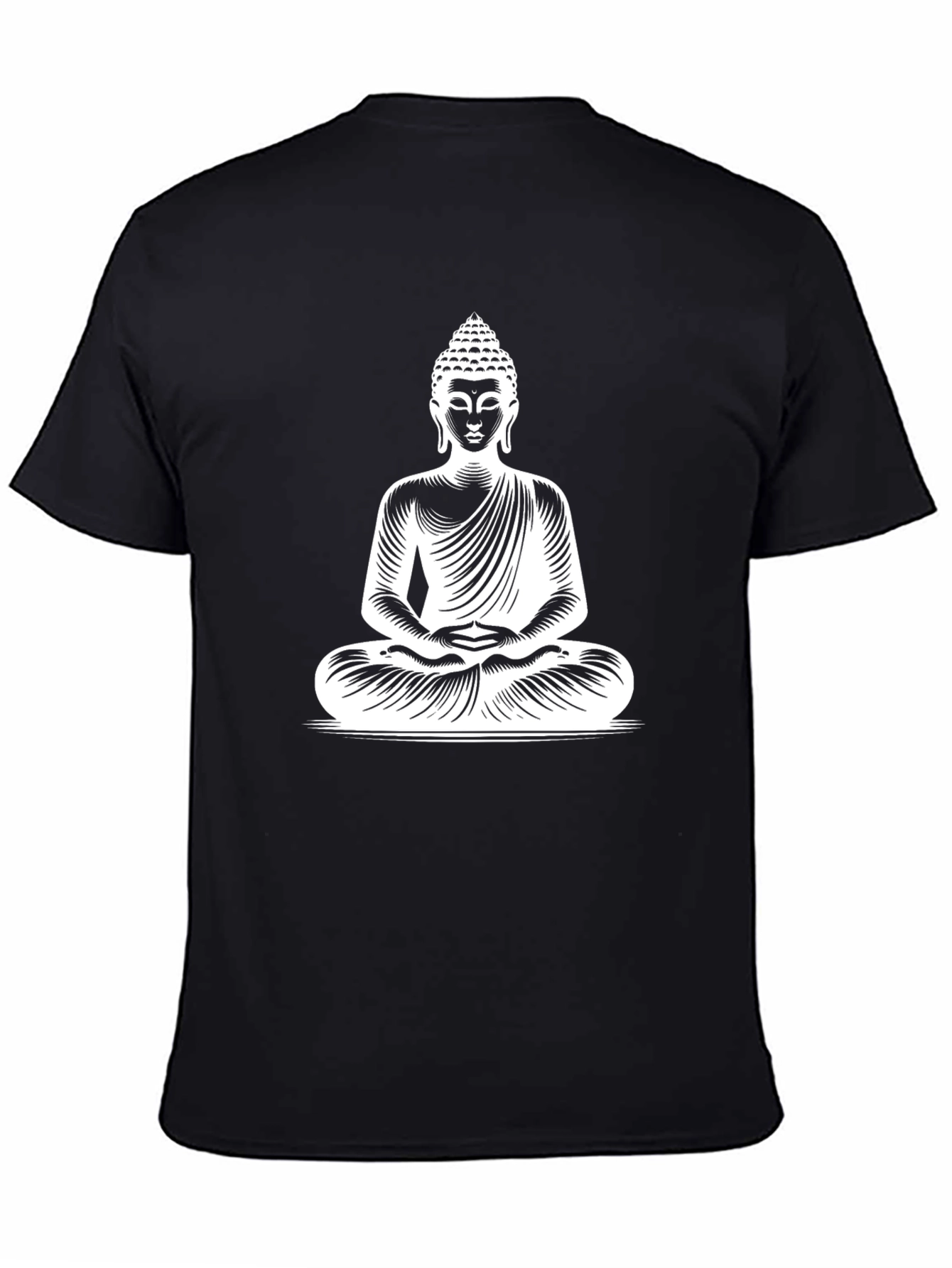 Buddha Graphic Print T-Shirt