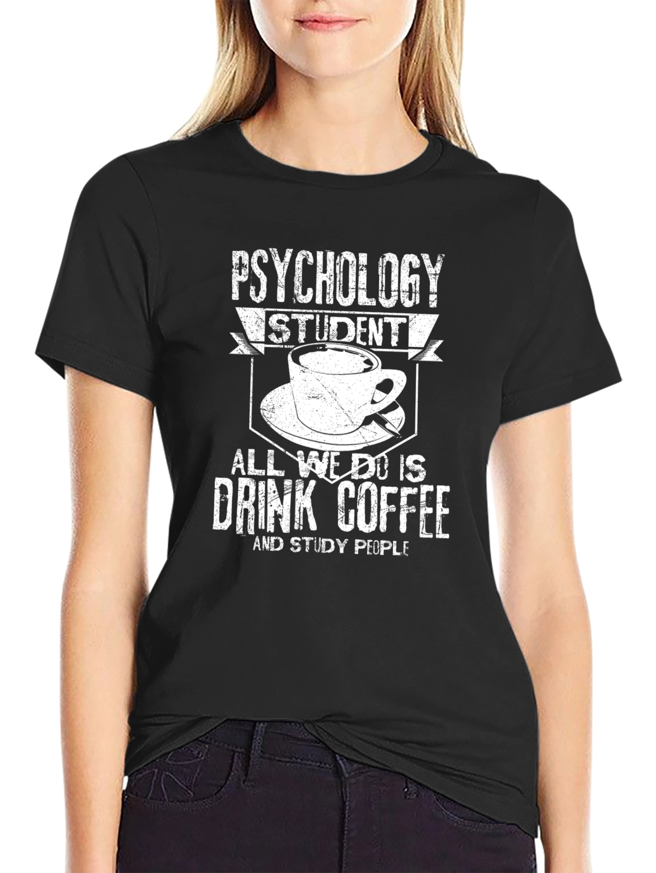 Psychology Student Coffee T-Shirt
