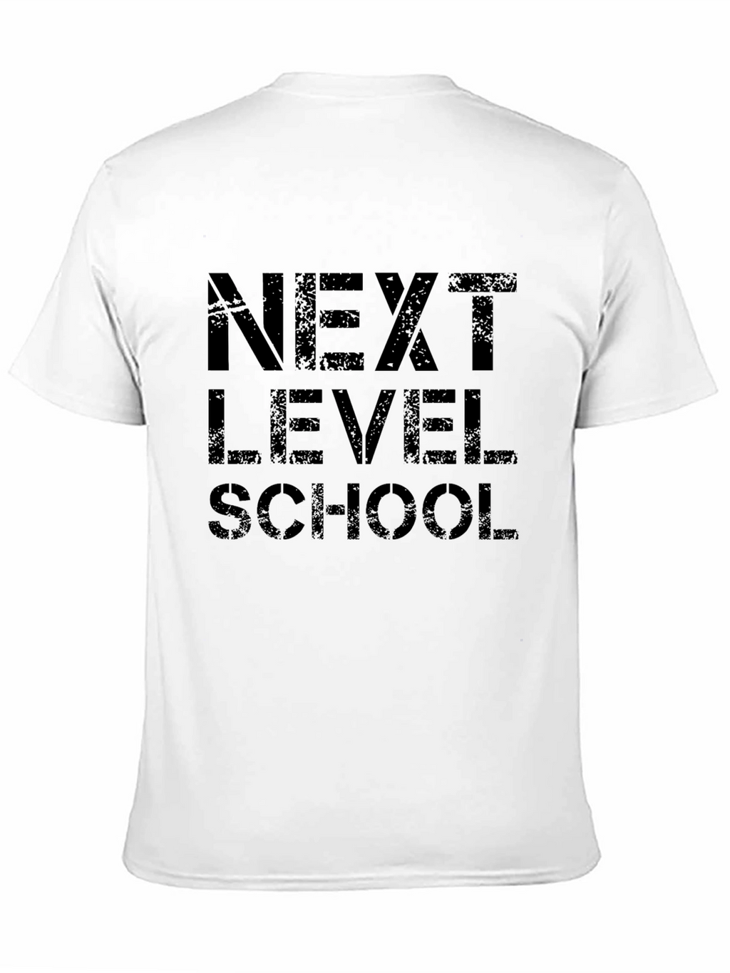 Next Level School Graphic Black T-Shirt