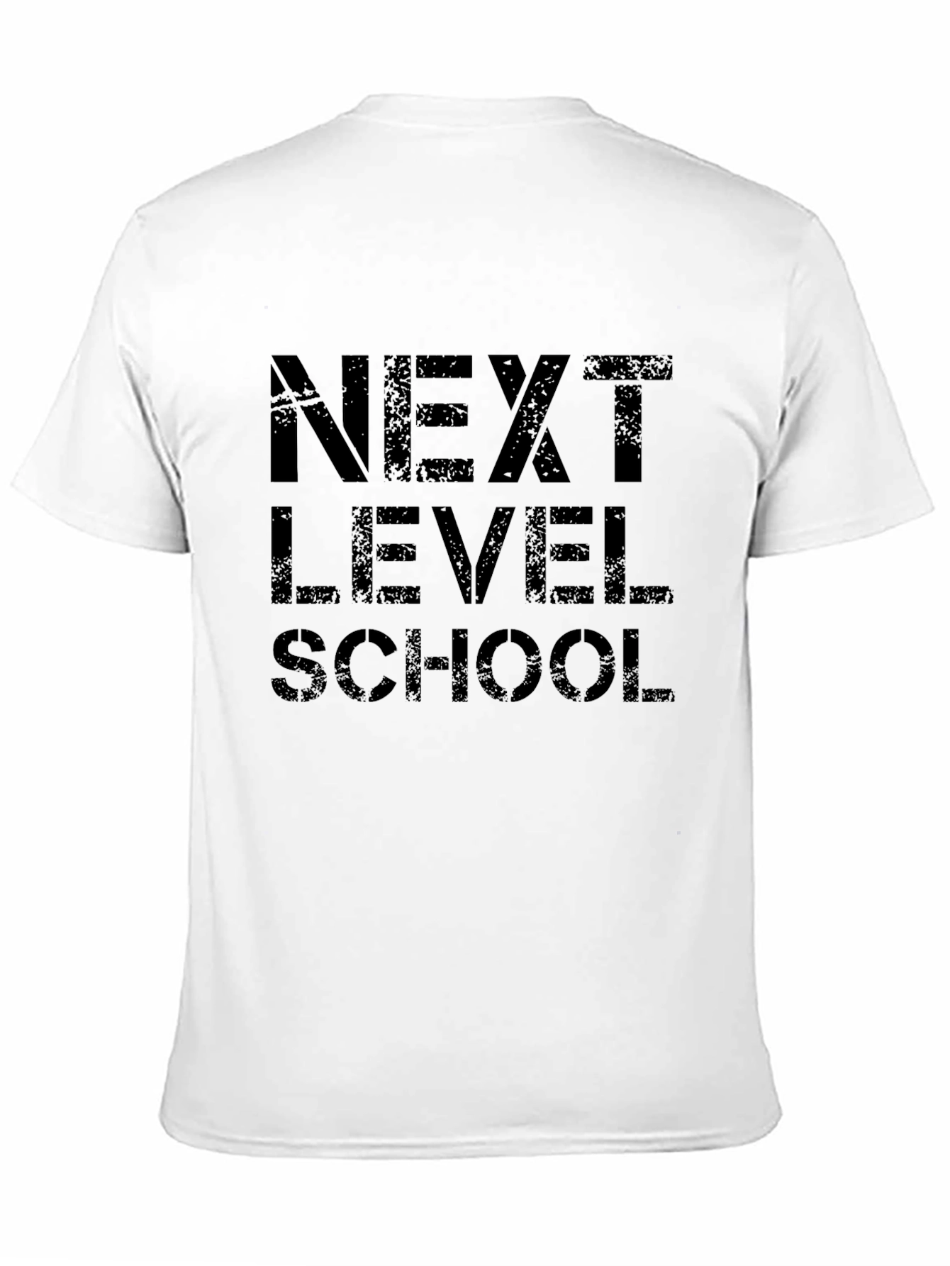 Next Level School Graphic Black T-Shirt