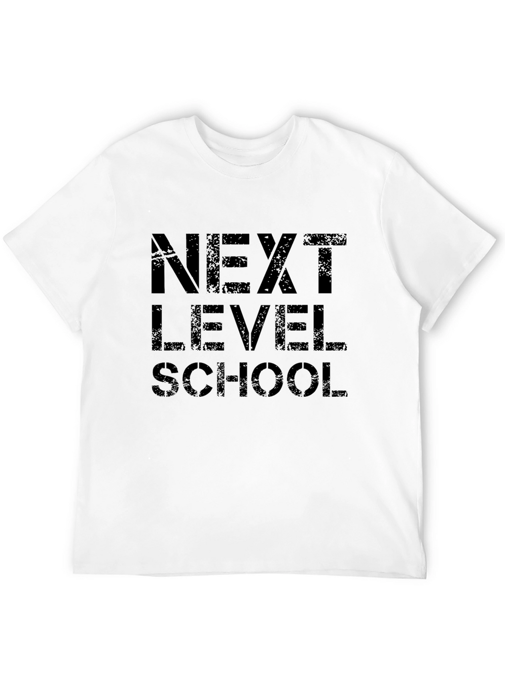 Next Level School Graphic Black T-Shirt