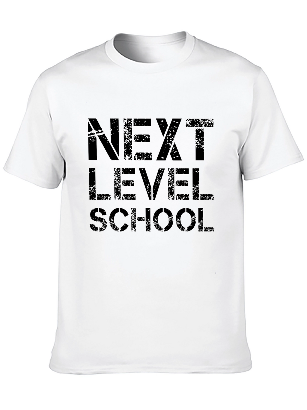 Next Level School Graphic Black T-Shirt