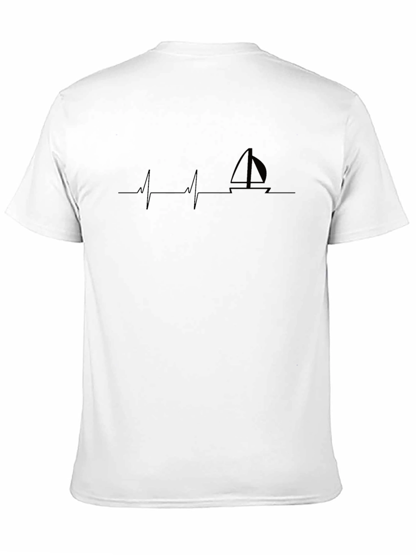 Sailboat Heartbeat T-Shirt - Boating Life Tee