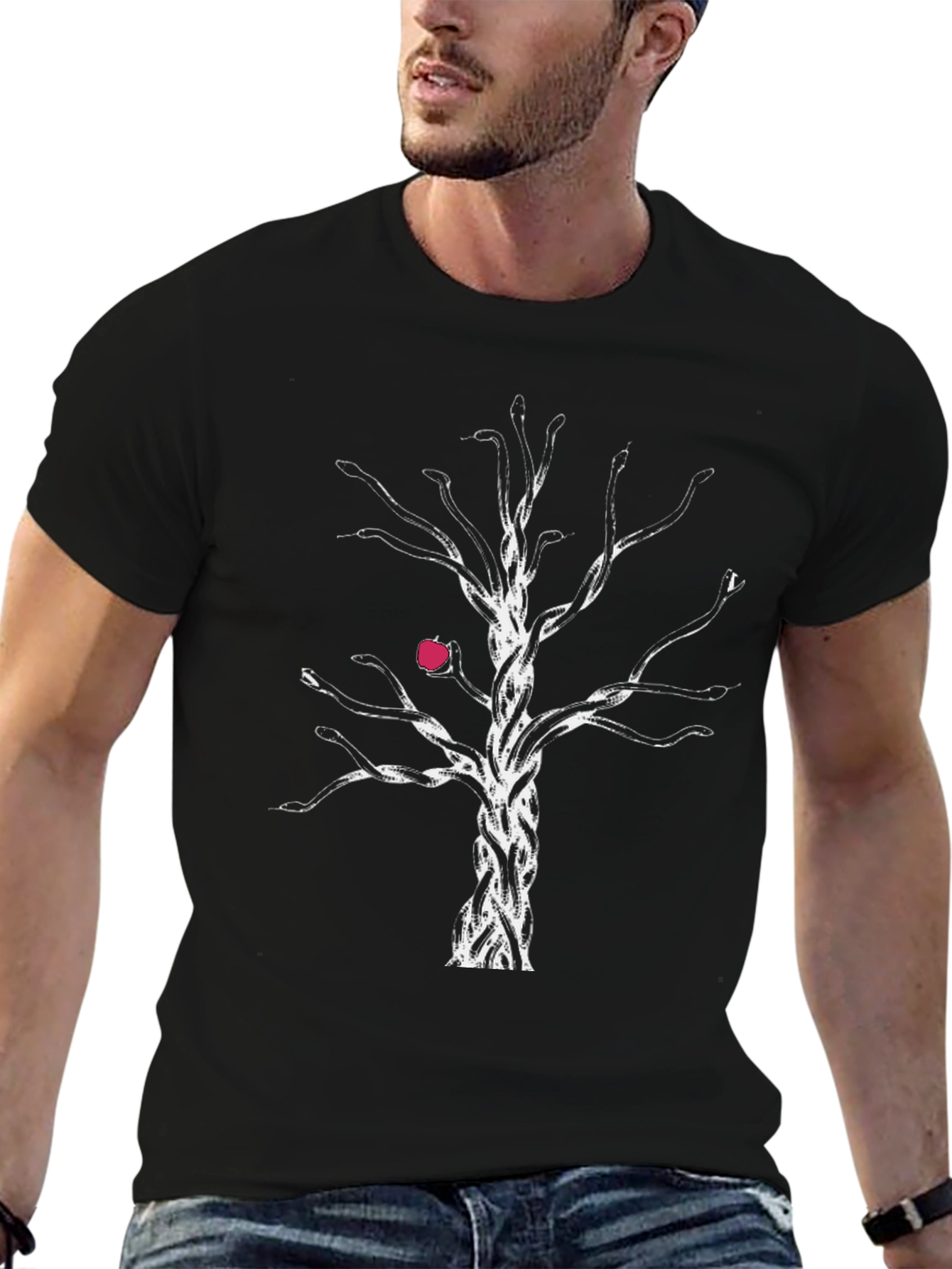 Eves Tree T-Shirt - Black Graphic Tee