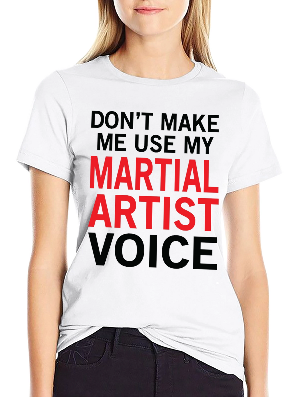 Martial Artist Voice Funny T-Shirt