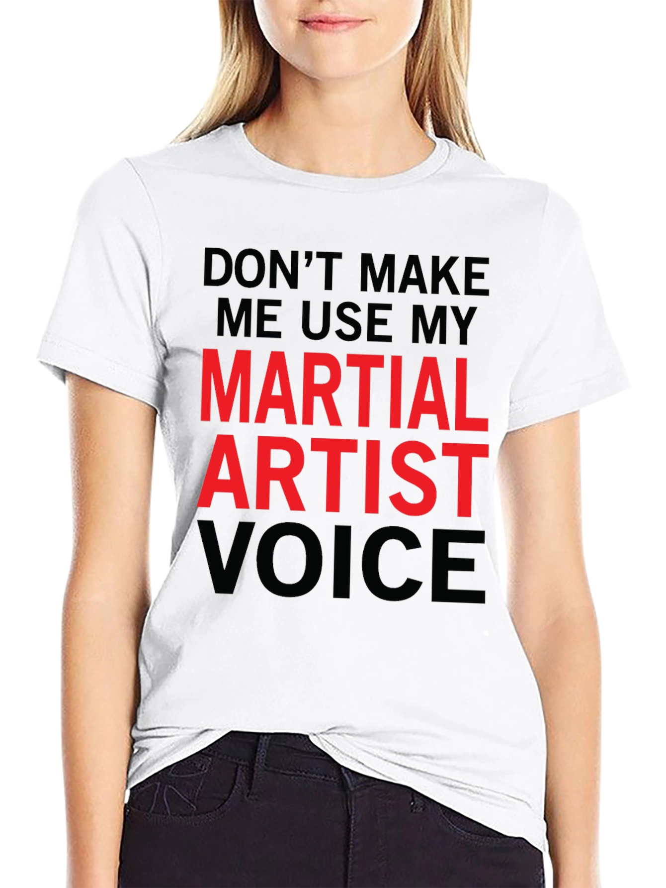 Martial Artist Voice Funny T-Shirt