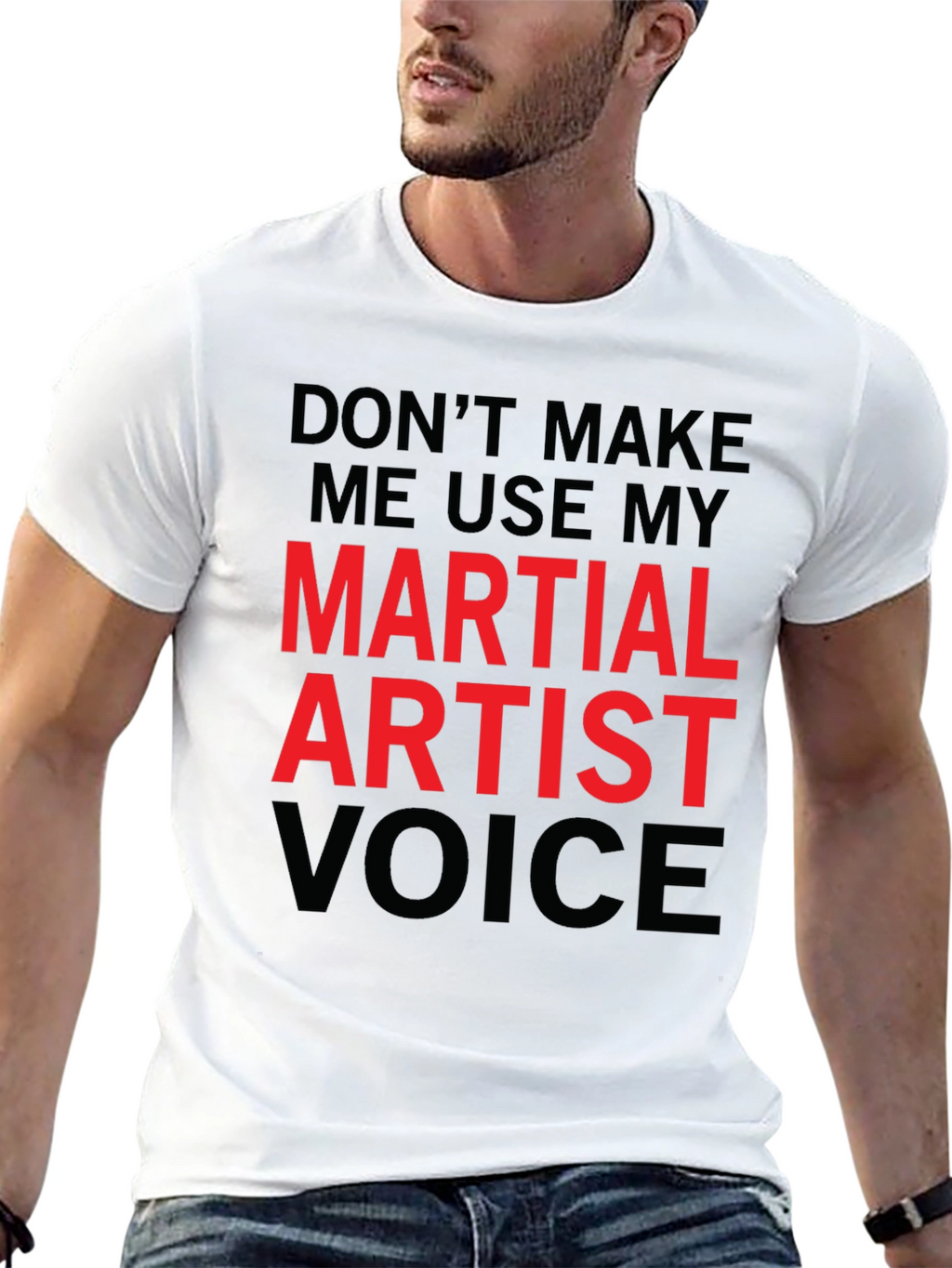 Martial Artist Voice Funny T-Shirt