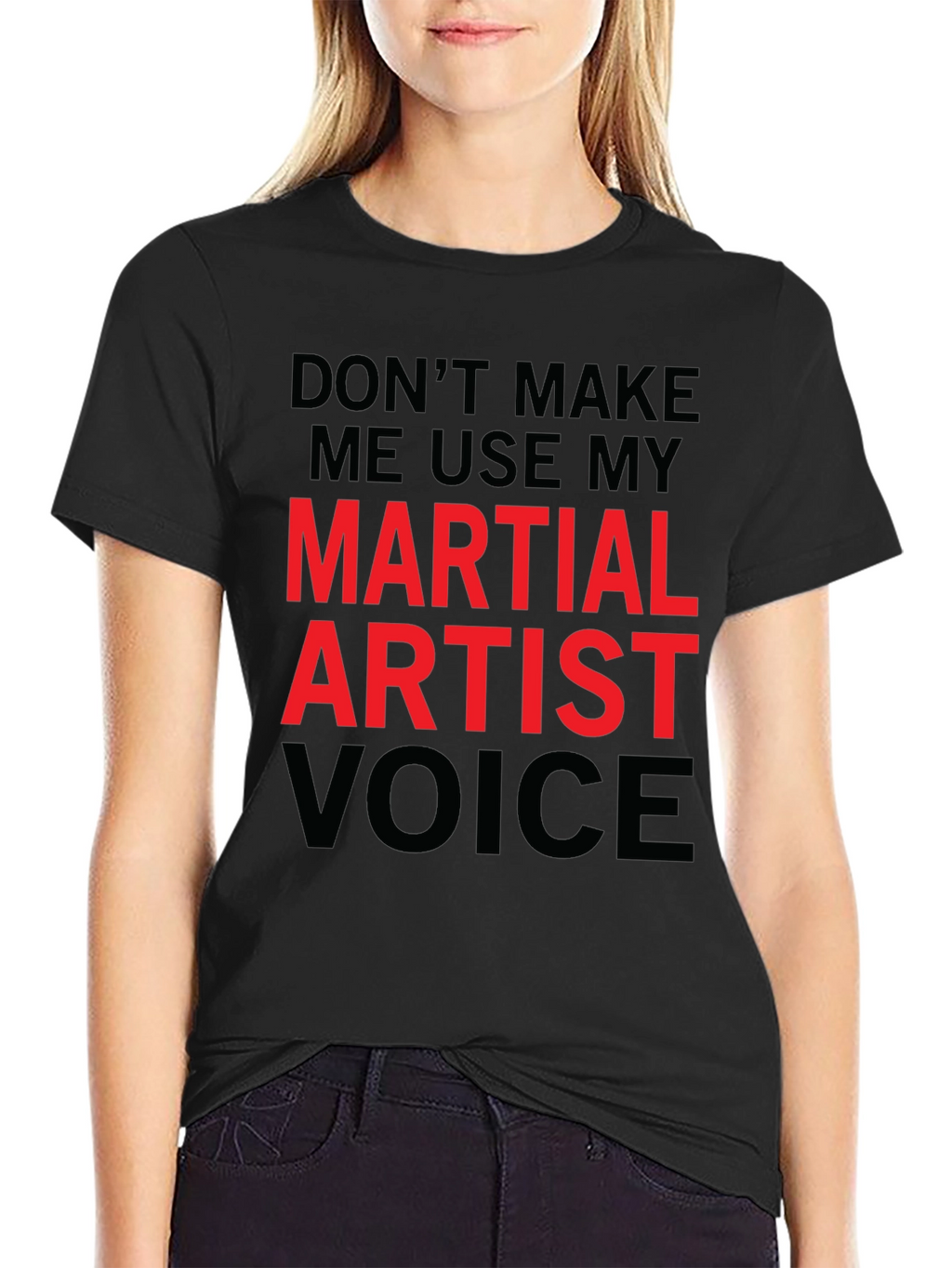 Martial Artist Voice Funny T-Shirt