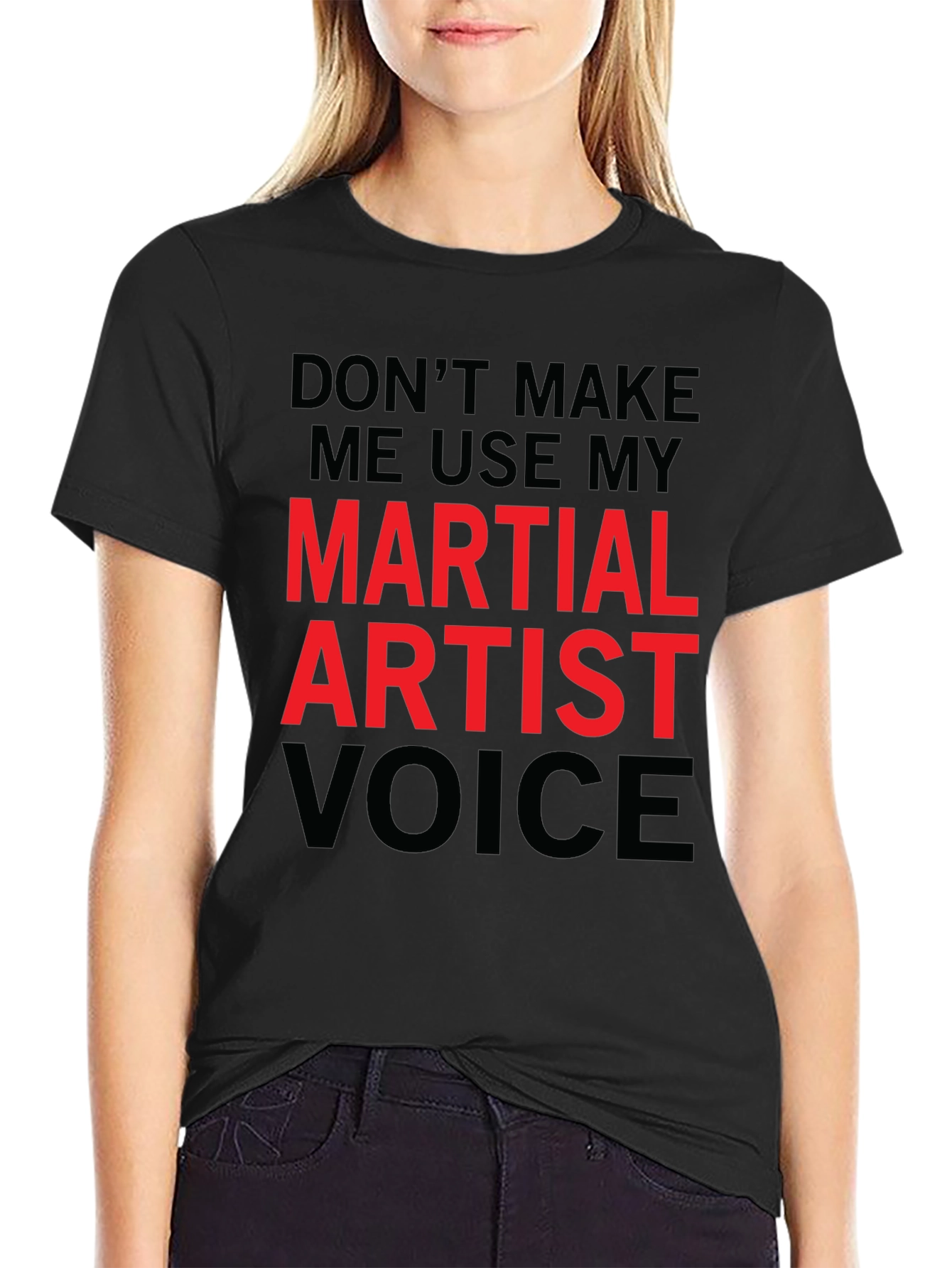 Martial Artist Voice Funny T-Shirt