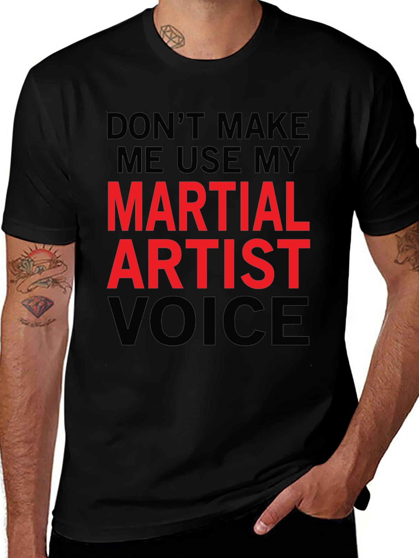 Martial Artist Voice Funny T-Shirt