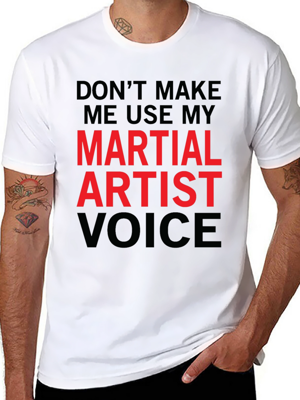 Martial Artist Voice Funny T-Shirt