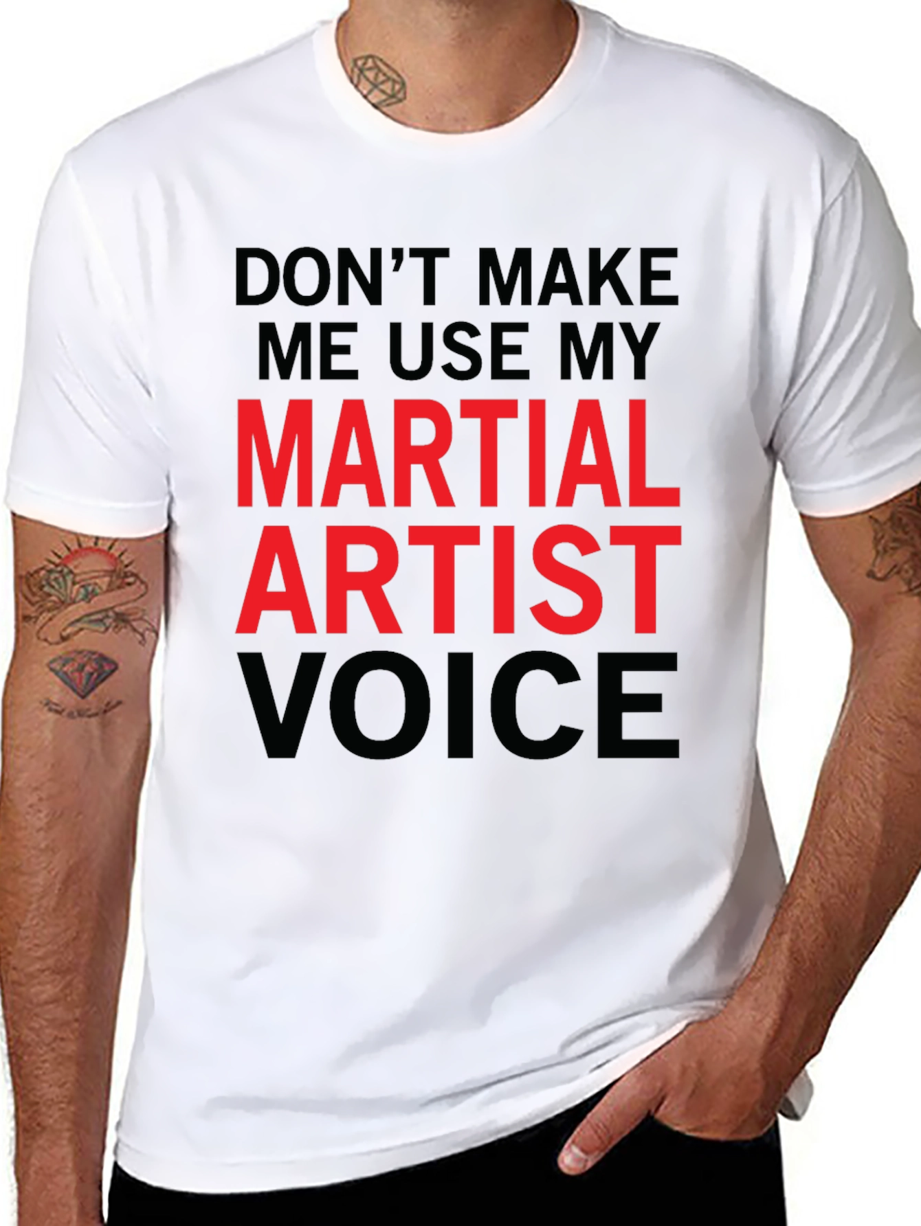 Martial Artist Voice Funny T-Shirt