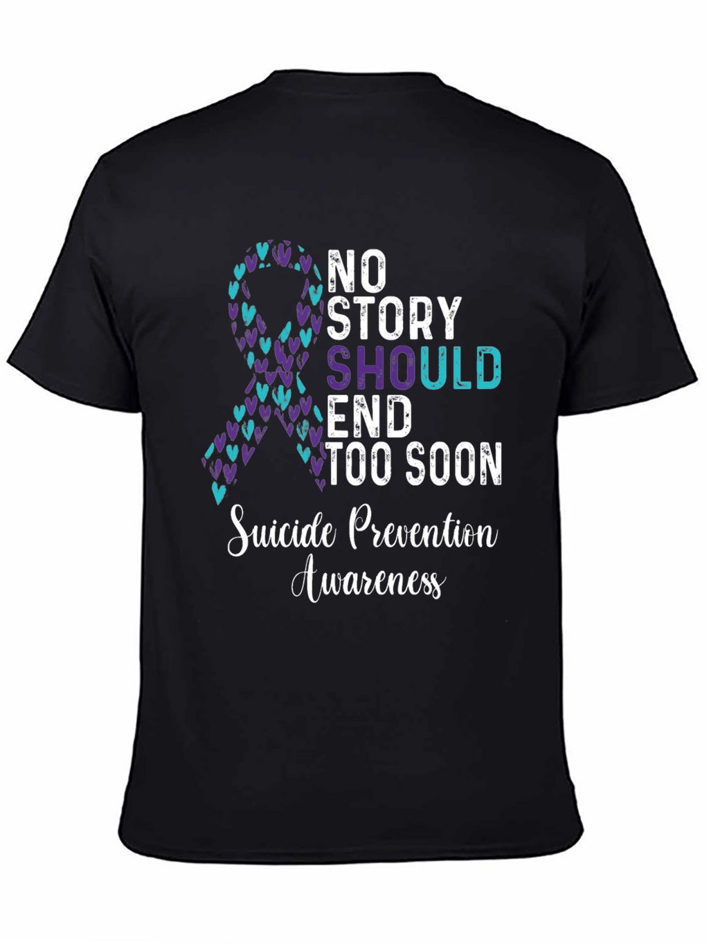 Suicide Prevention Awareness Ribbon T-Shirt