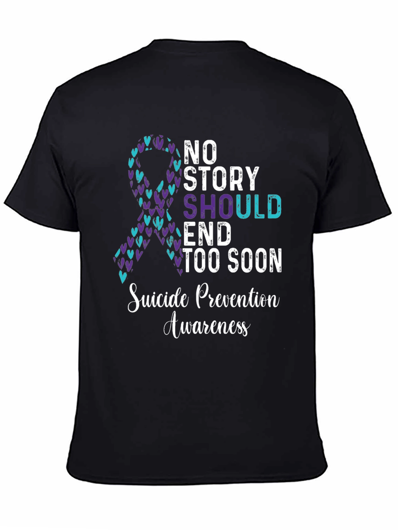 Suicide Prevention Awareness Ribbon T-Shirt
