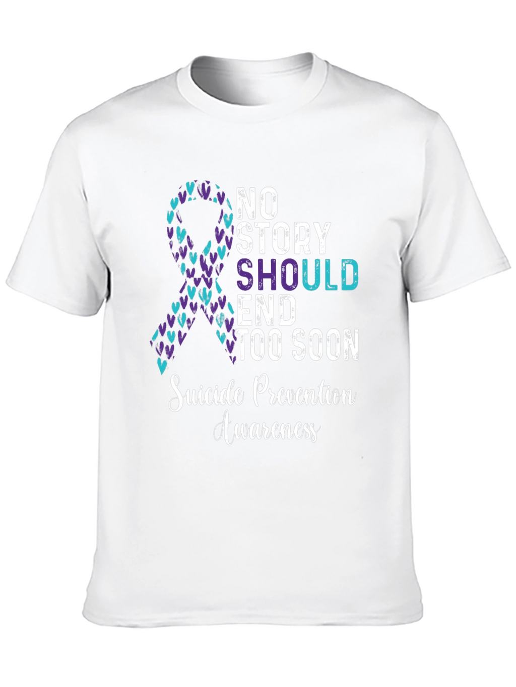 Suicide Prevention Awareness Ribbon T-Shirt
