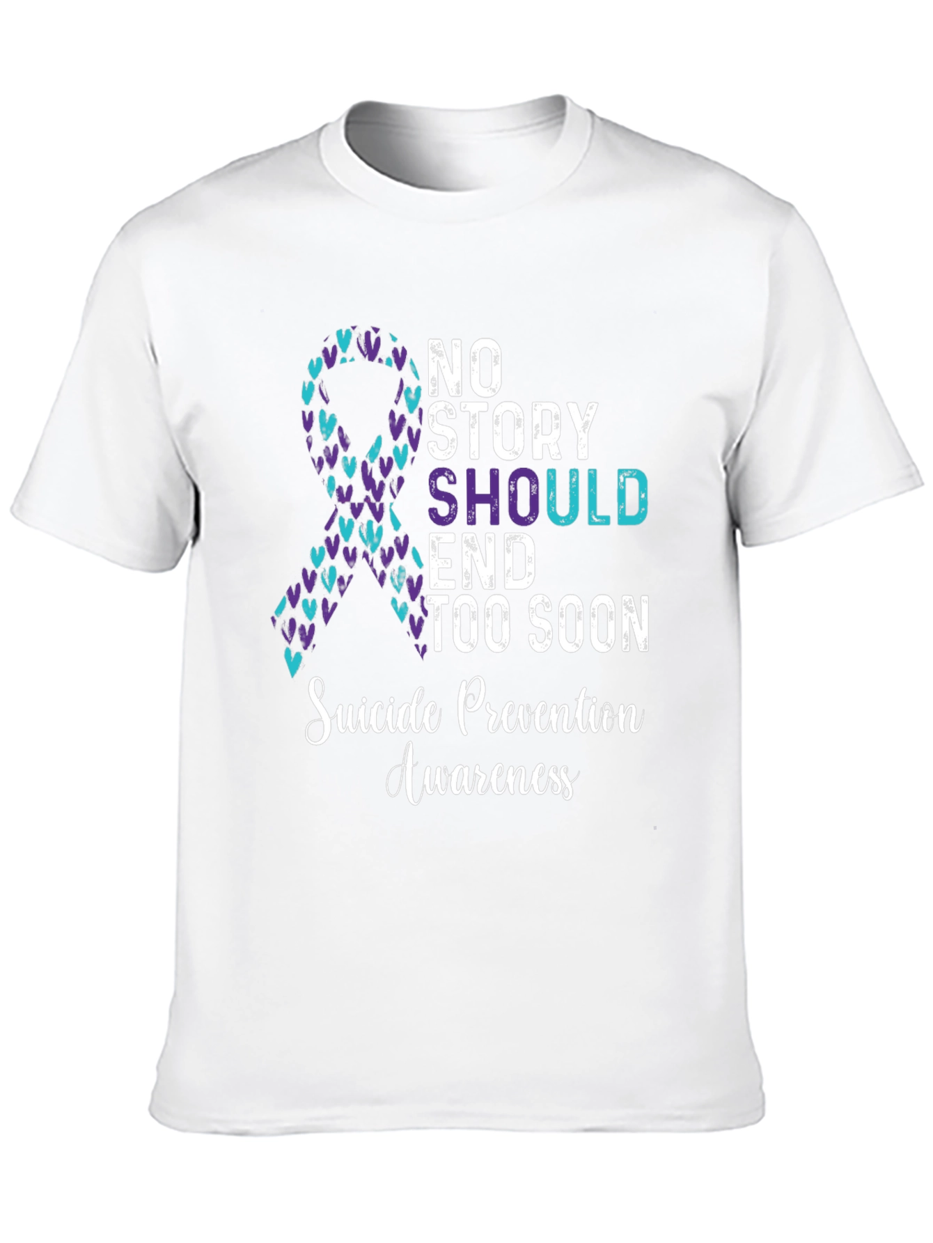 Suicide Prevention Awareness Ribbon T-Shirt