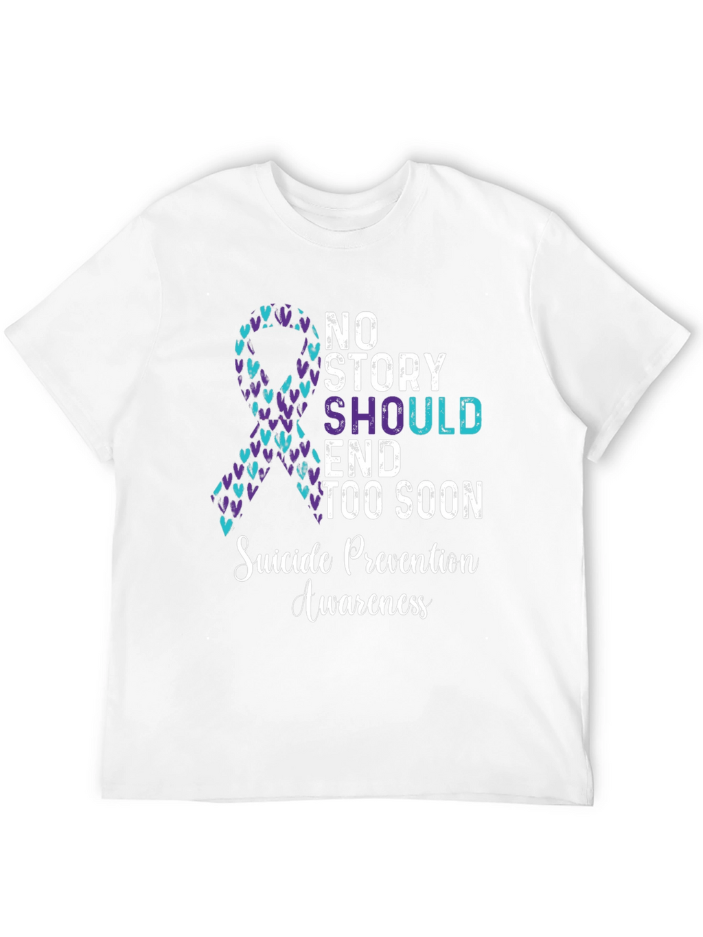 Suicide Prevention Awareness Ribbon T-Shirt