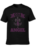 Goa Angel T-Shirt - Black Stylish Graphic Tee