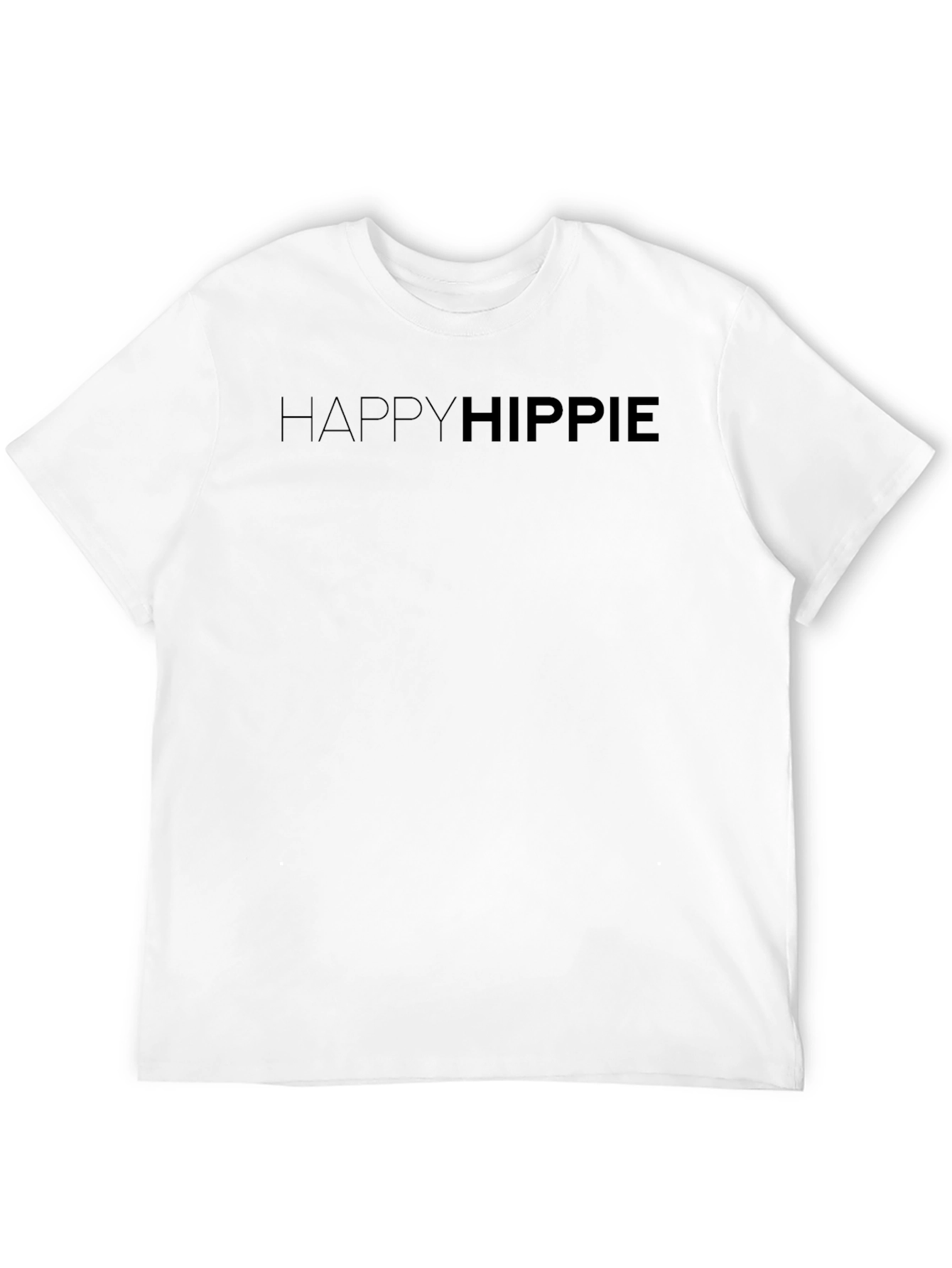 Happy Hippie Crew Neck T-Shirt