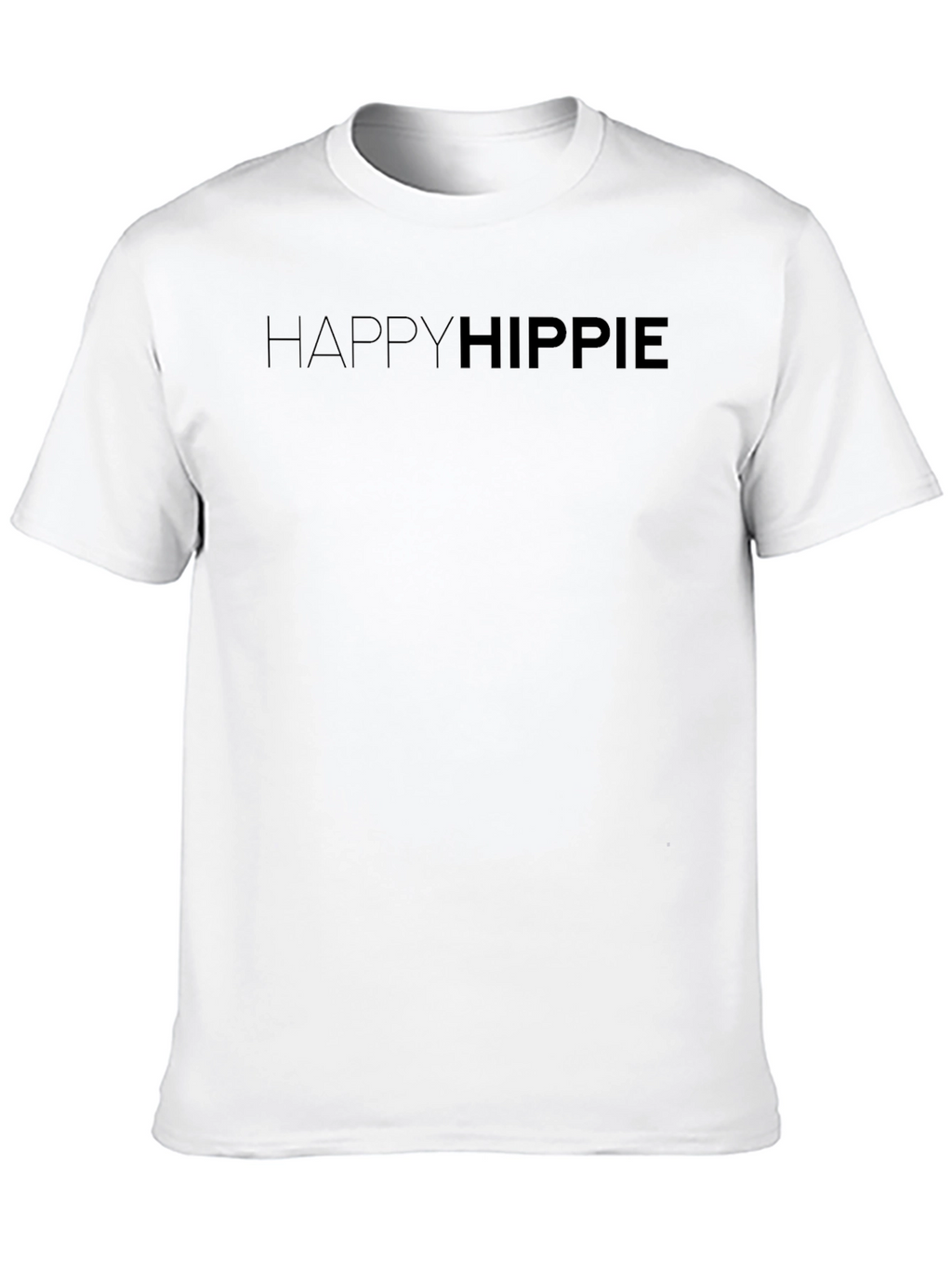 Happy Hippie Crew Neck T-Shirt
