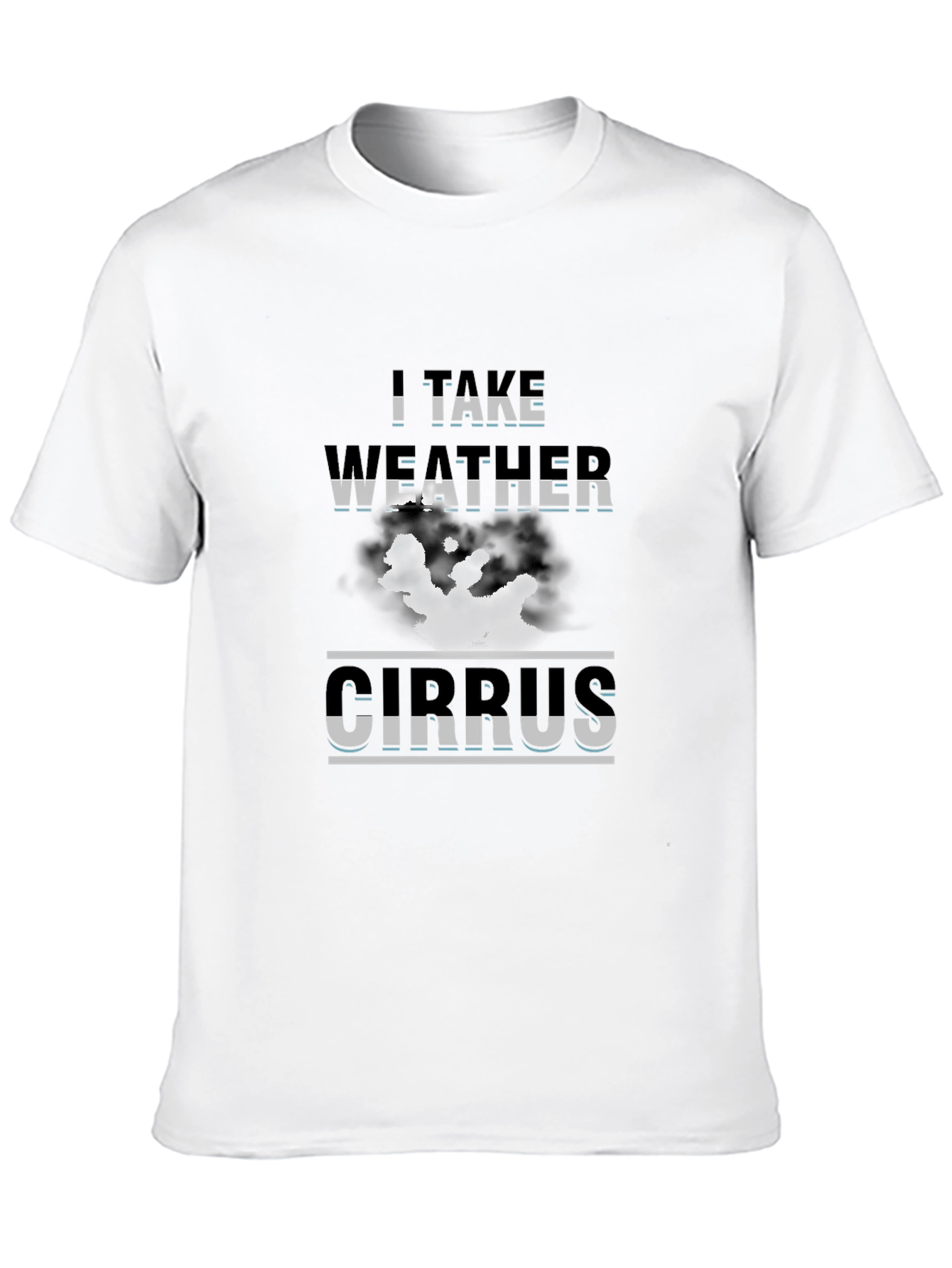 I Take Weather Cirrus Graphic Tee - Black