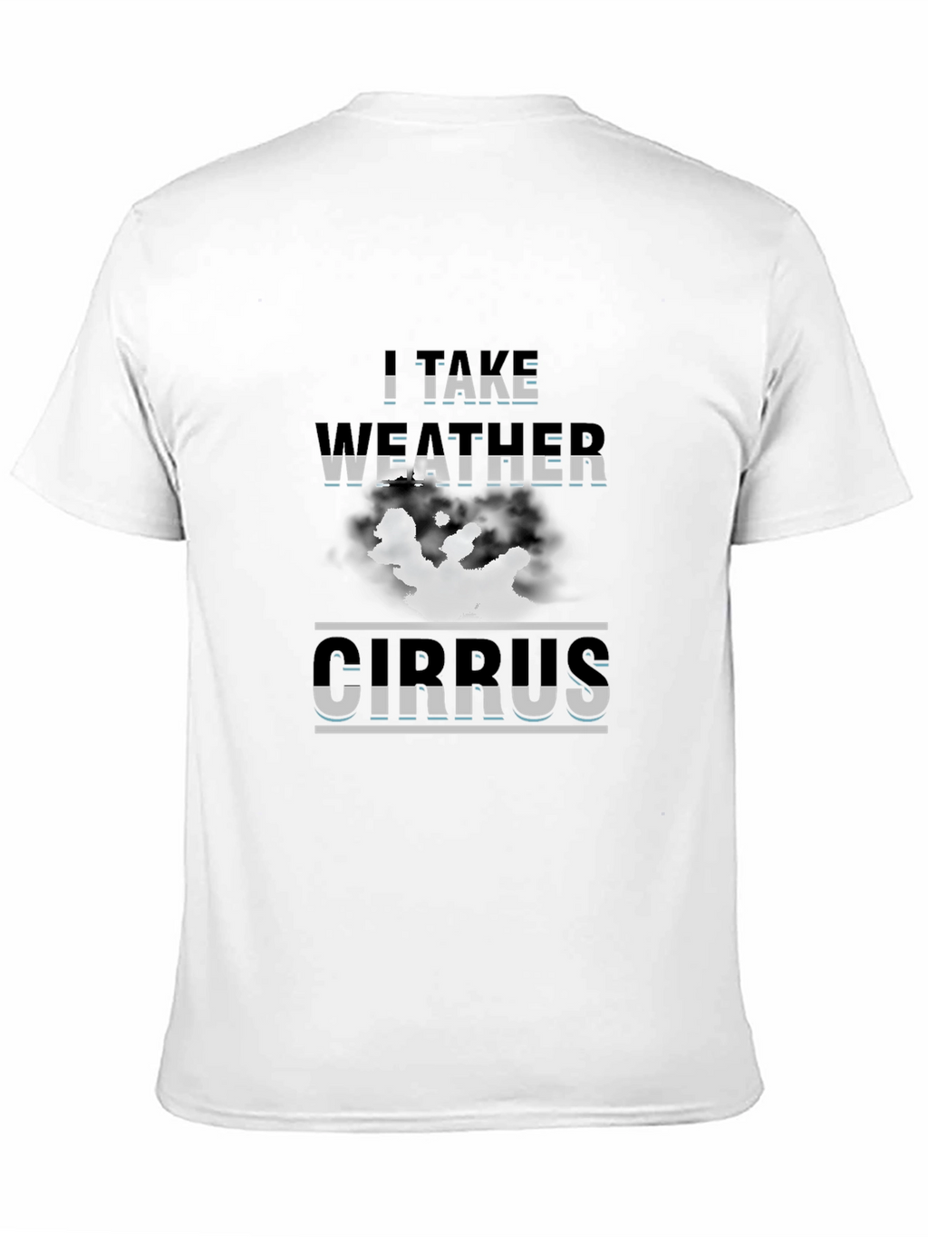 I Take Weather Cirrus Graphic Tee - Black