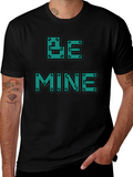 Be Mine Graphic T-Shirt - Black Casual Tee