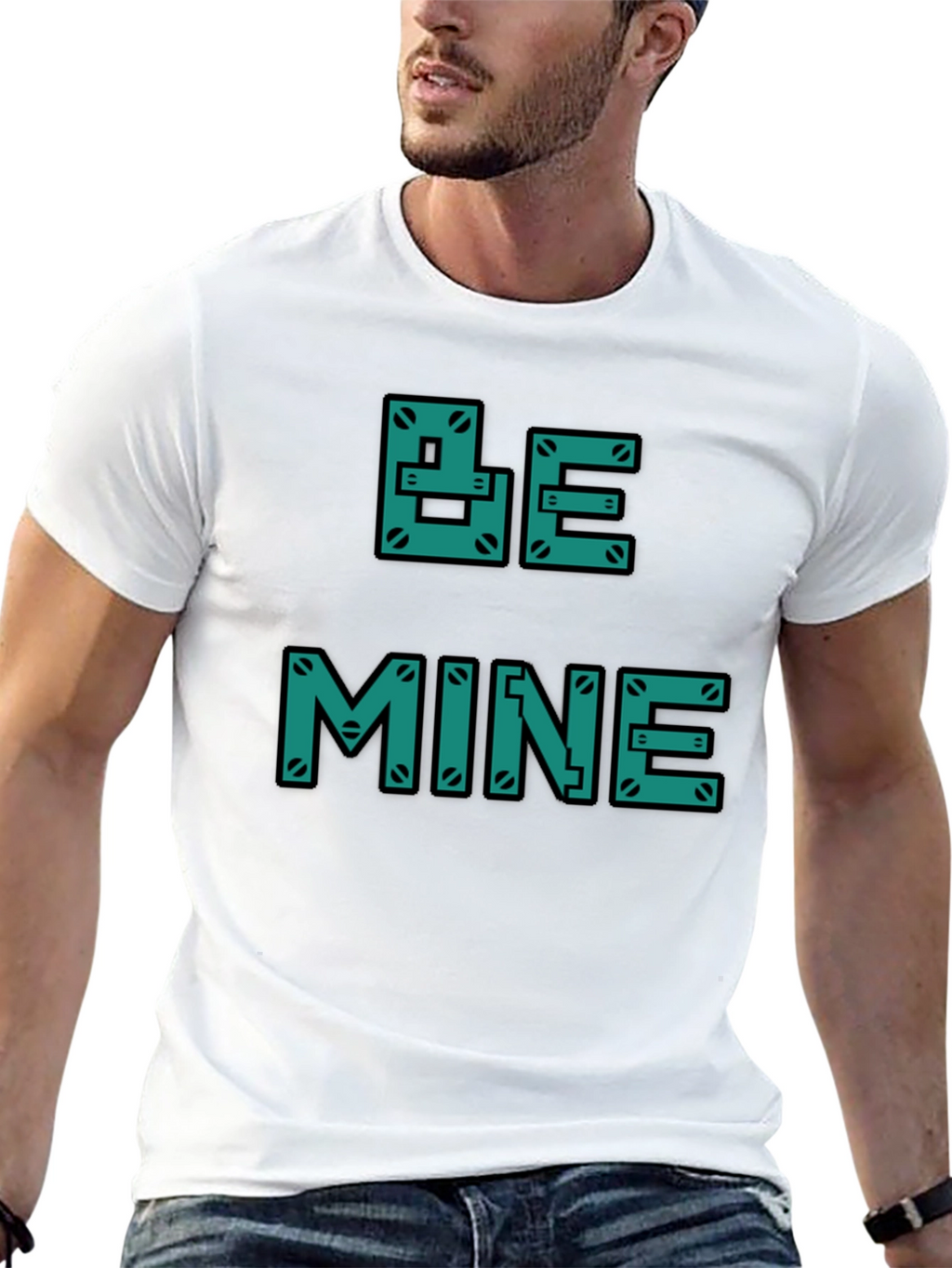 Be Mine Graphic T-Shirt - Black Casual Tee