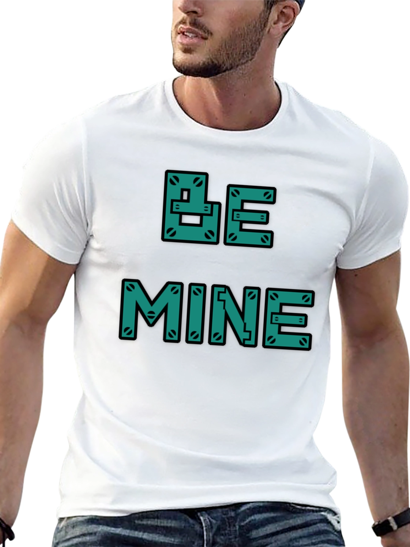 Be Mine Graphic T-Shirt - Black Casual Tee
