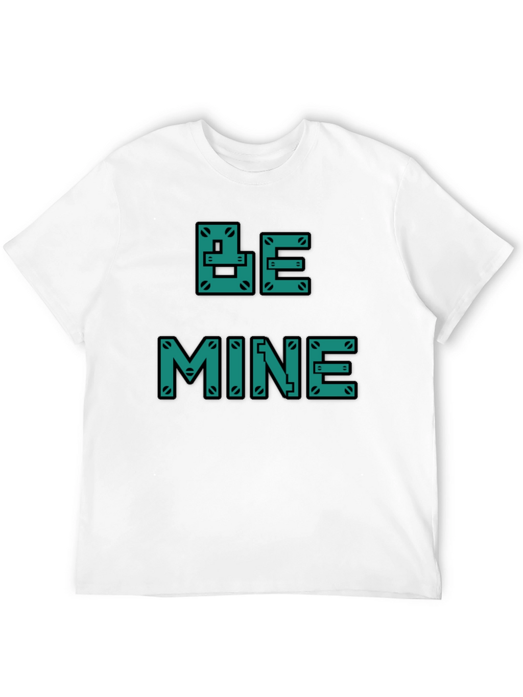 Be Mine Graphic T-Shirt - Black Casual Tee