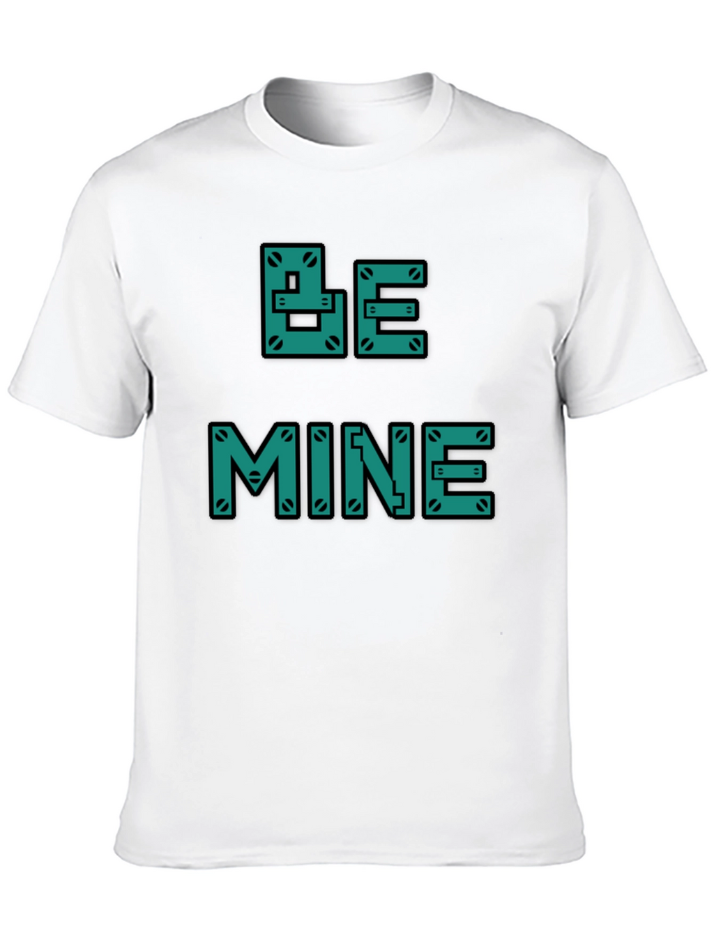 Be Mine Graphic T-Shirt - Black Casual Tee