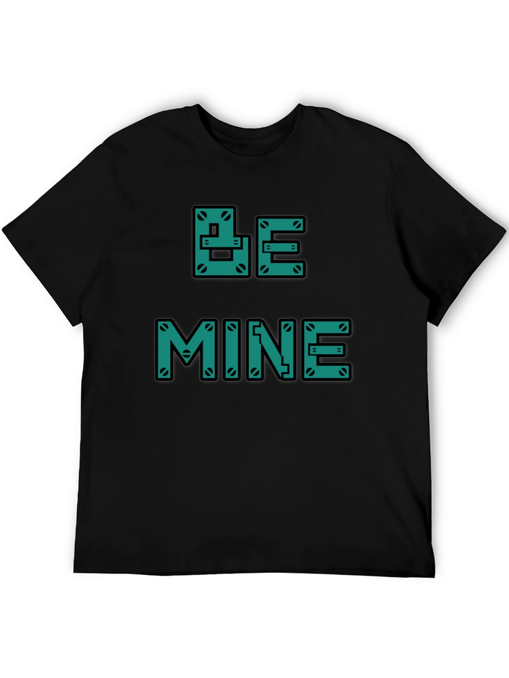 Be Mine Graphic T-Shirt - Black Casual Tee