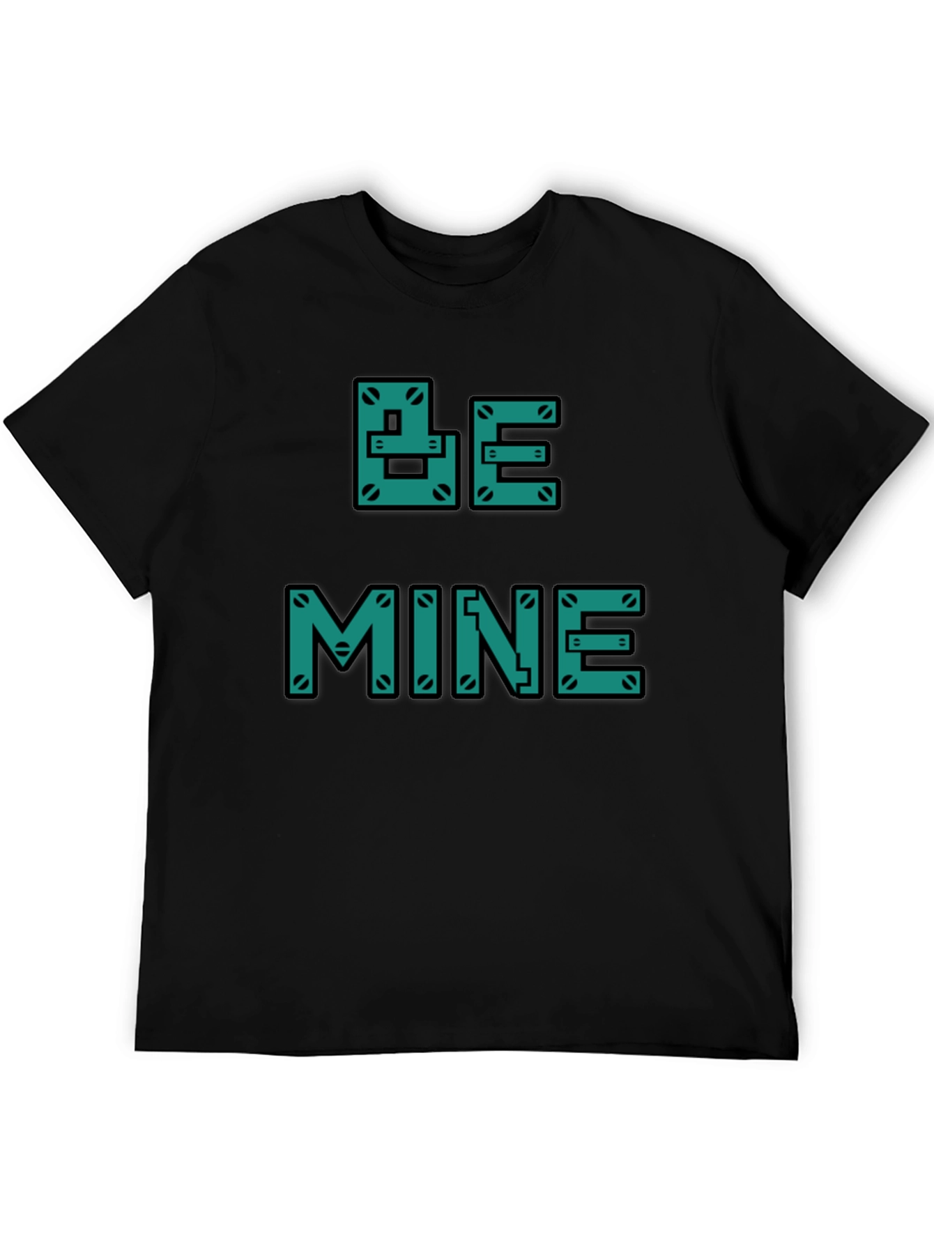 Be Mine Graphic T-Shirt - Black Casual Tee
