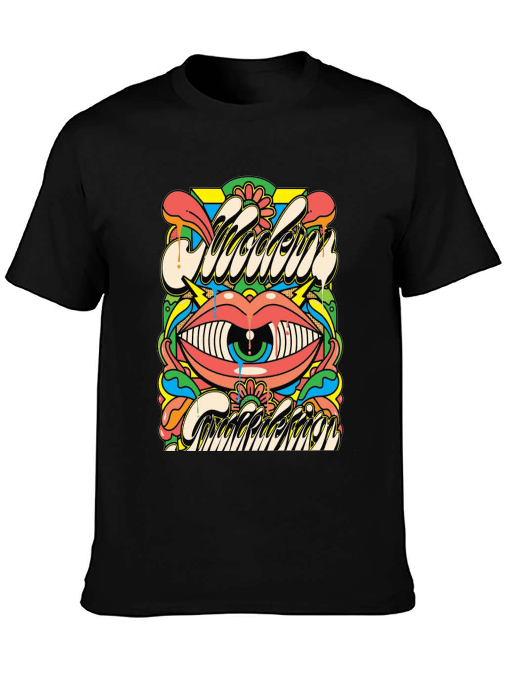 Psychedelic Eye Graphic Tee - Modern Addiction