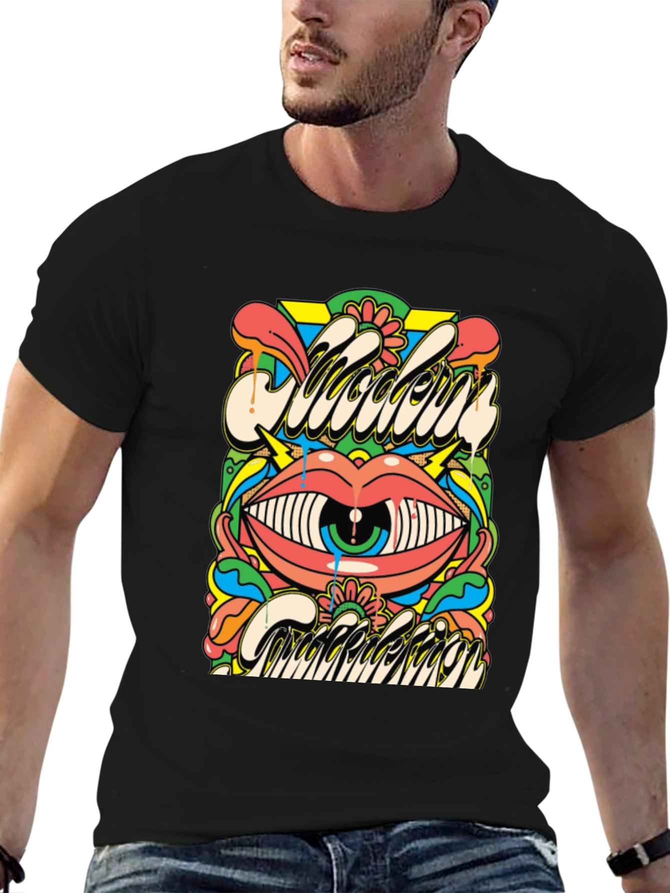 Psychedelic Eye Graphic Tee - Modern Addiction