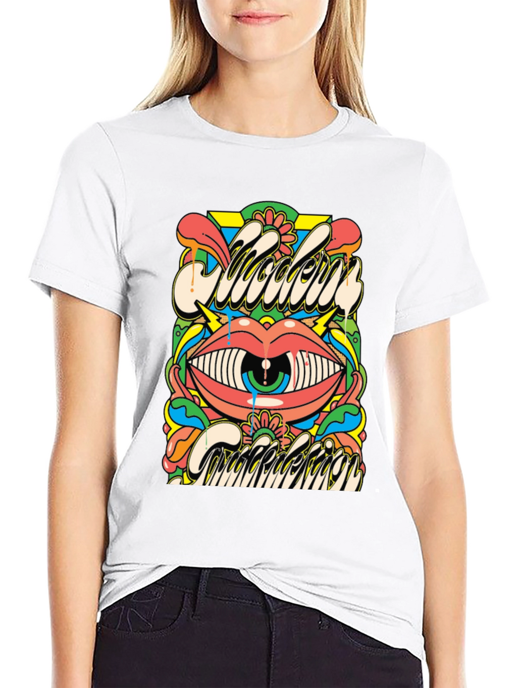 Psychedelic Eye Graphic Tee - Modern Addiction