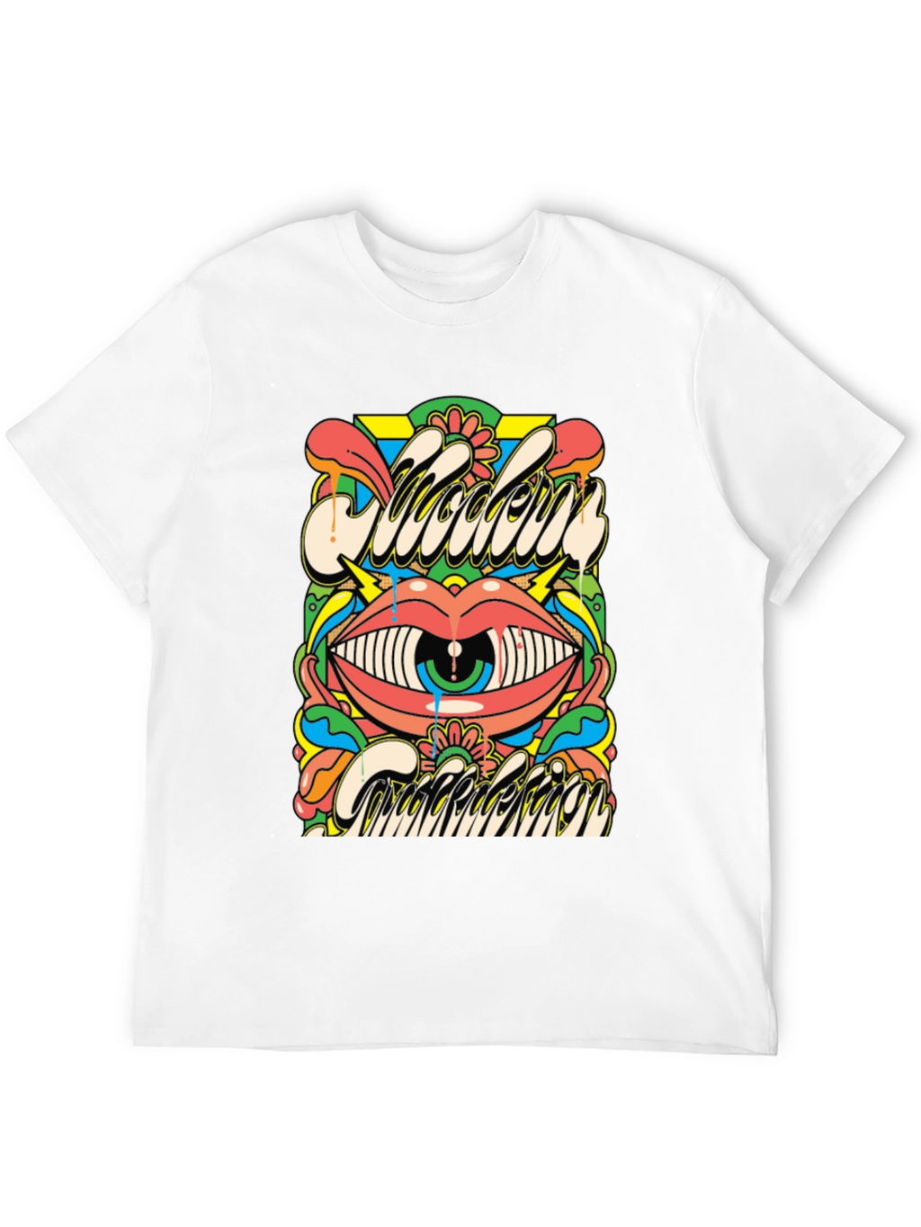 Psychedelic Eye Graphic Tee - Modern Addiction