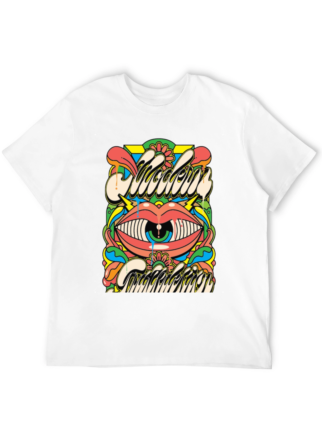 Psychedelic Eye Graphic Tee - Modern Addiction