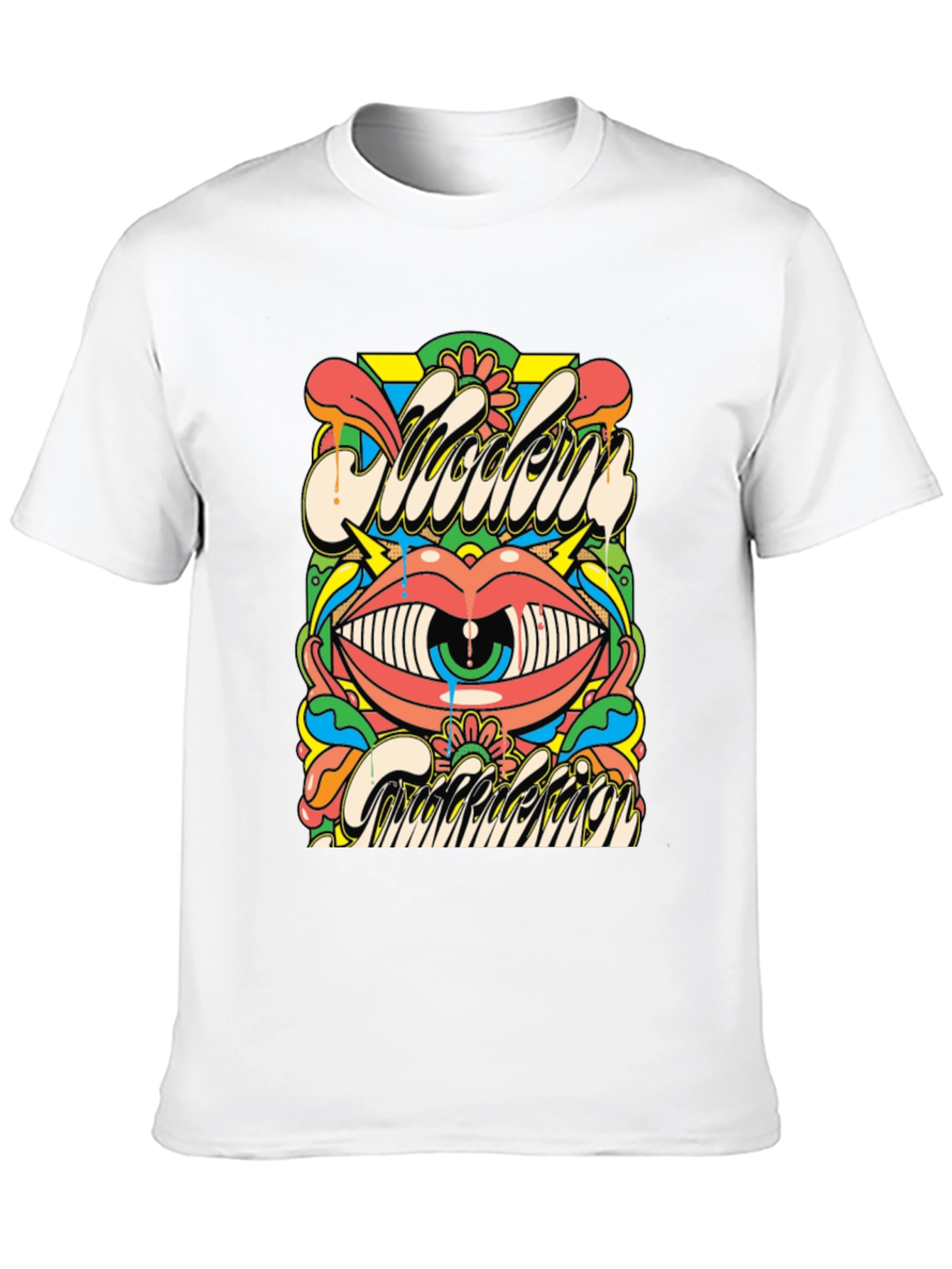 Psychedelic Eye Graphic Tee - Modern Addiction