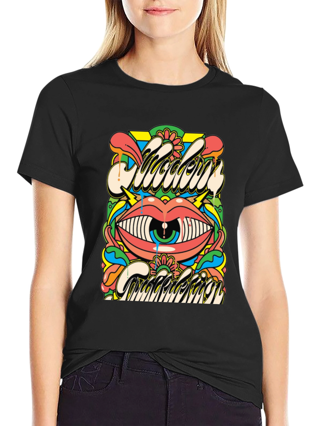 Psychedelic Eye Graphic Tee - Modern Addiction