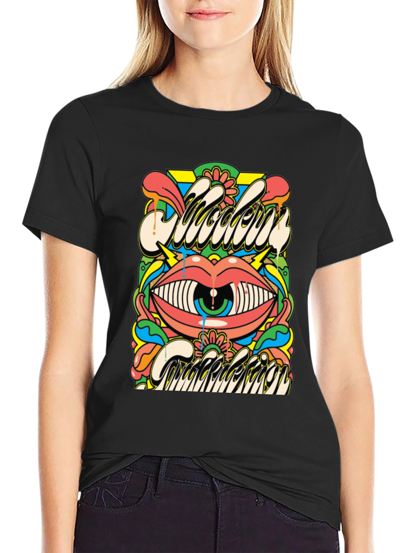 Psychedelic Eye Graphic Tee - Modern Addiction