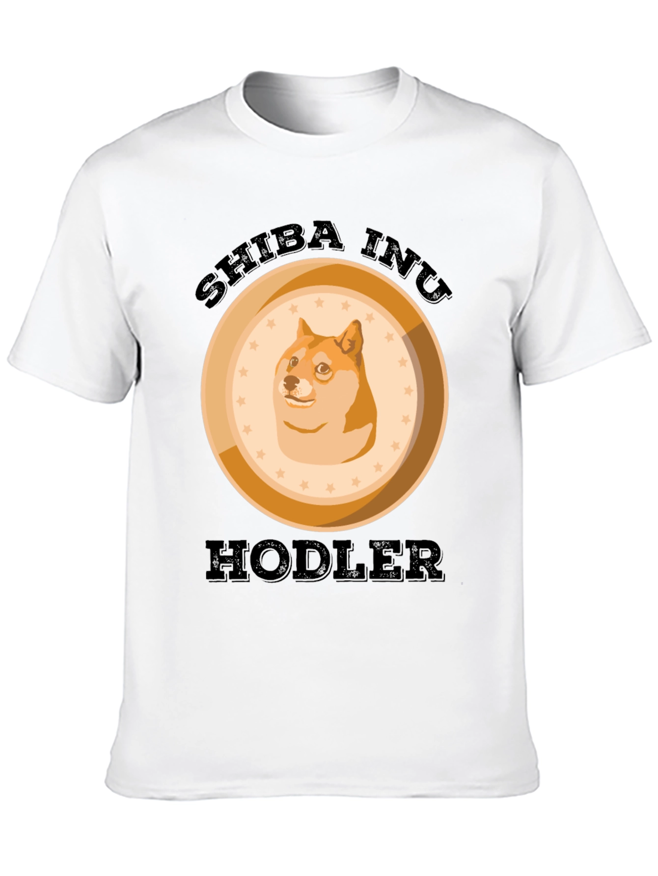 Shiba Inu HODLER Black T-Shirt