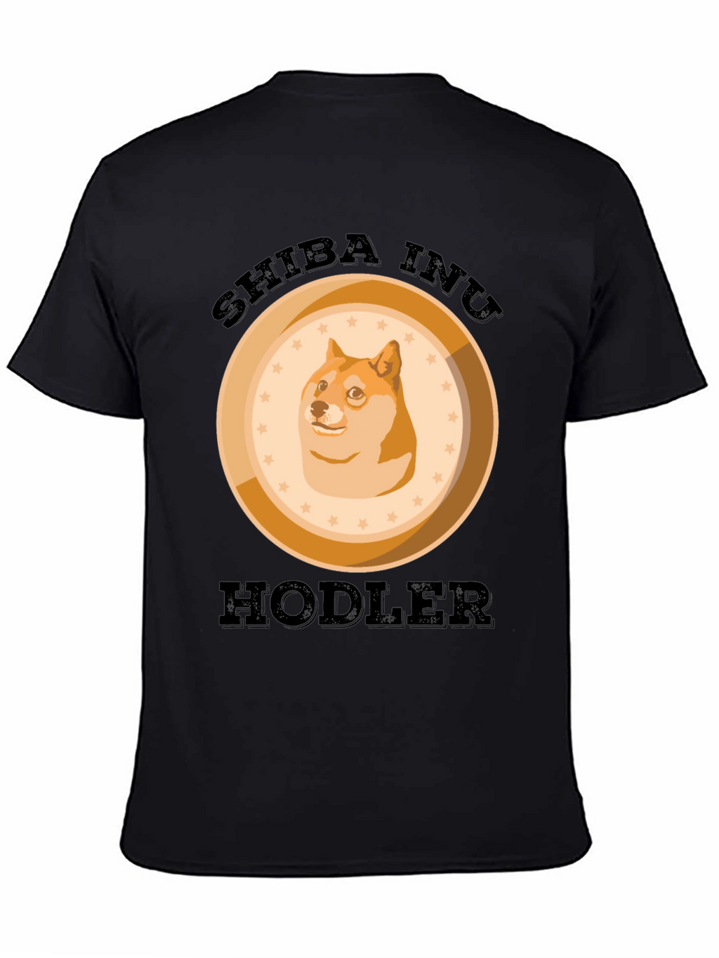 Shiba Inu HODLER Black T-Shirt
