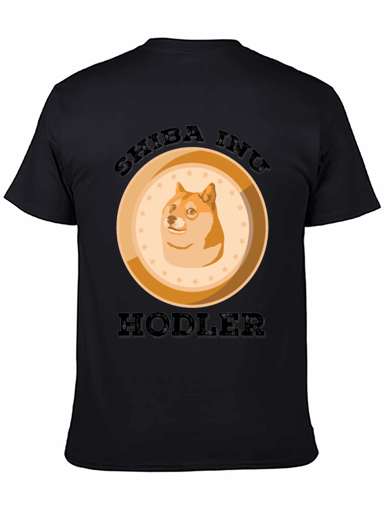Shiba Inu HODLER Black T-Shirt