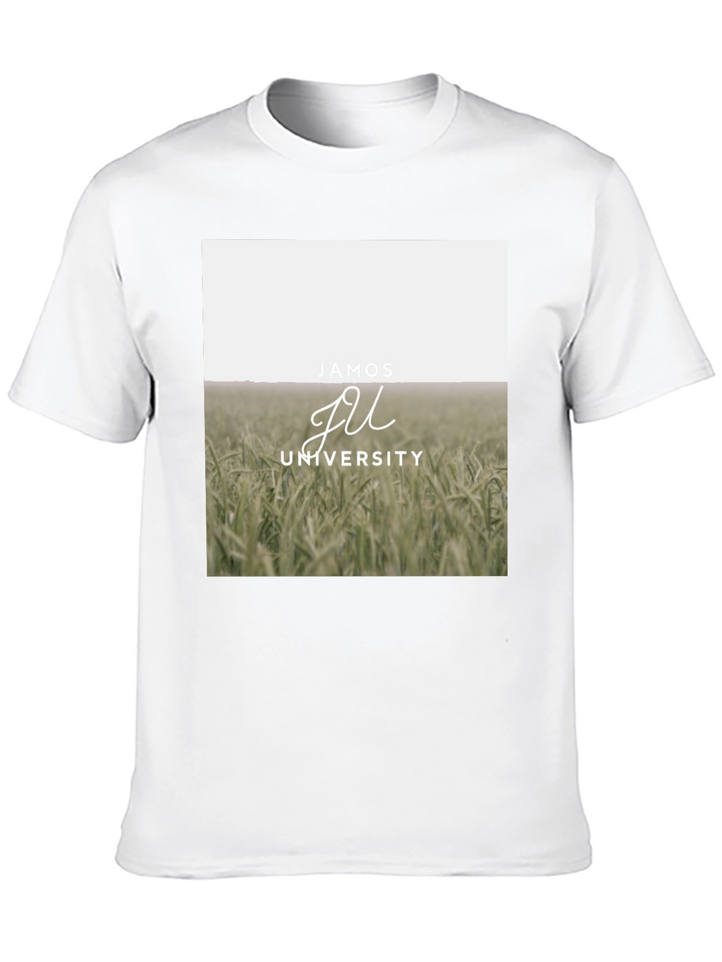Jamos University Graphic Tee - Black Cotton Blend