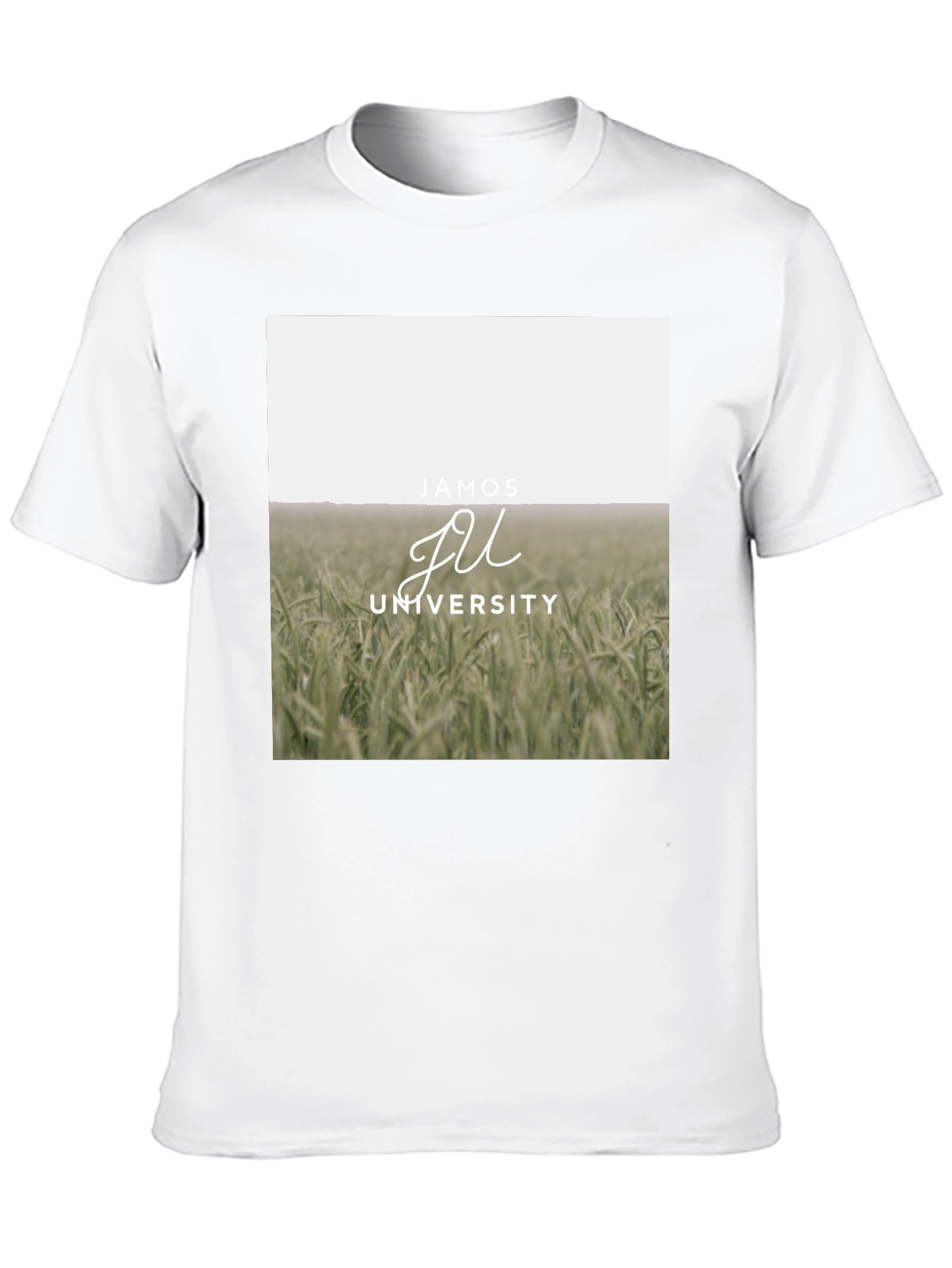 Jamos University Graphic Tee - Black Cotton Blend