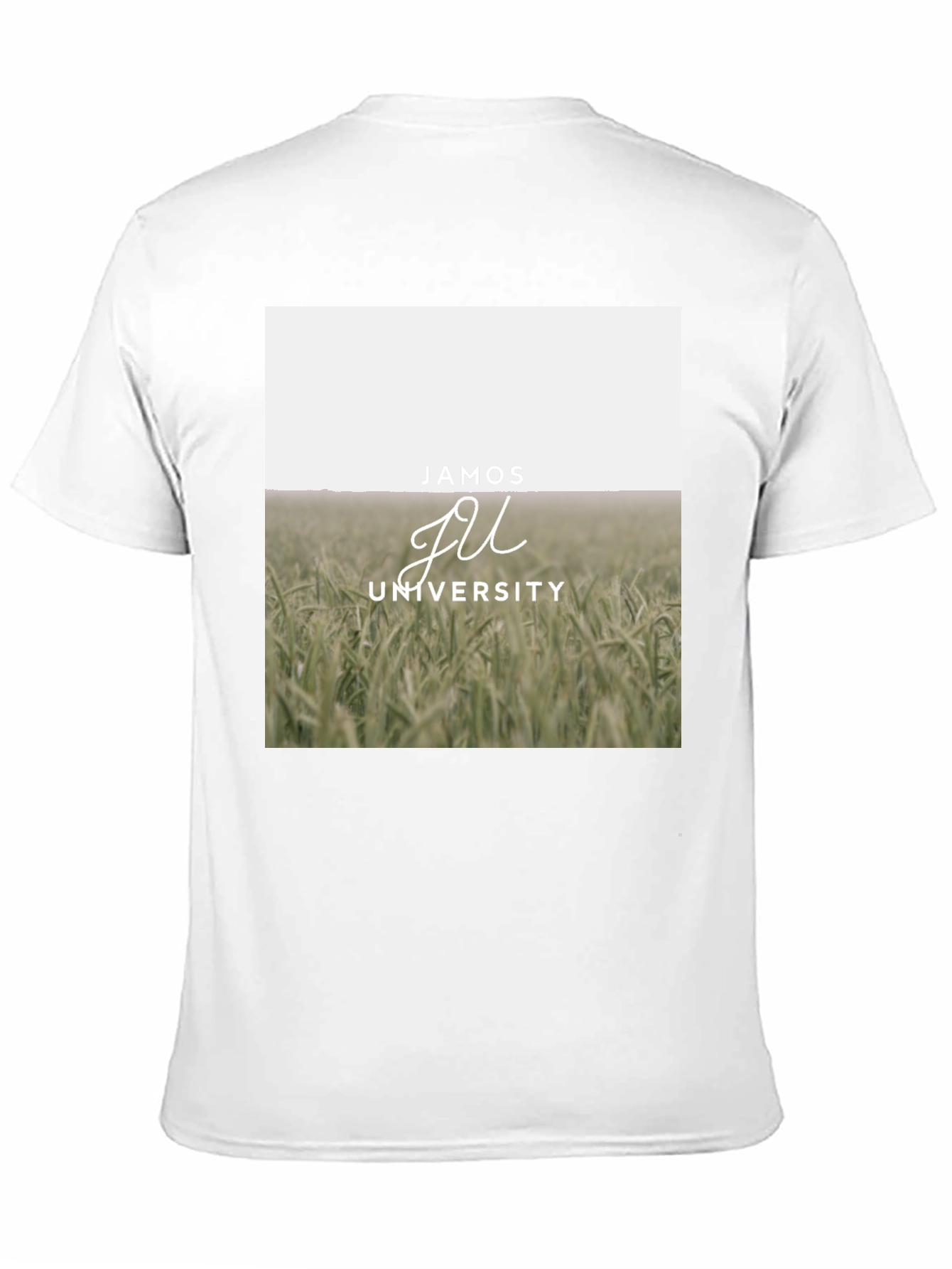 Jamos University Graphic Tee - Black Cotton Blend